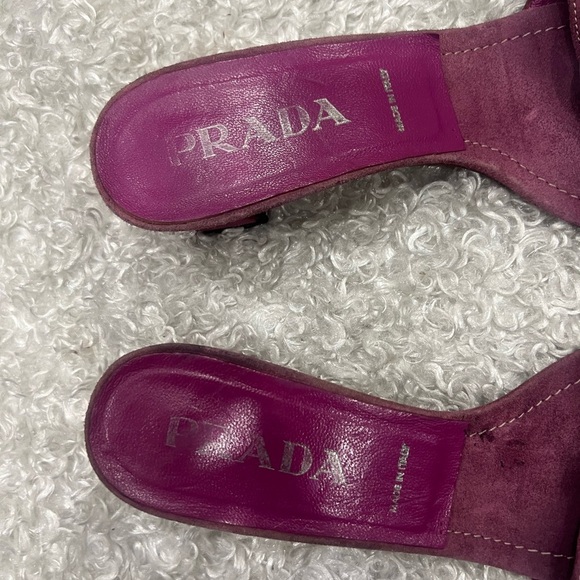 Prada Heels Block women’s Clogs Sandals - Picture 10 of 10